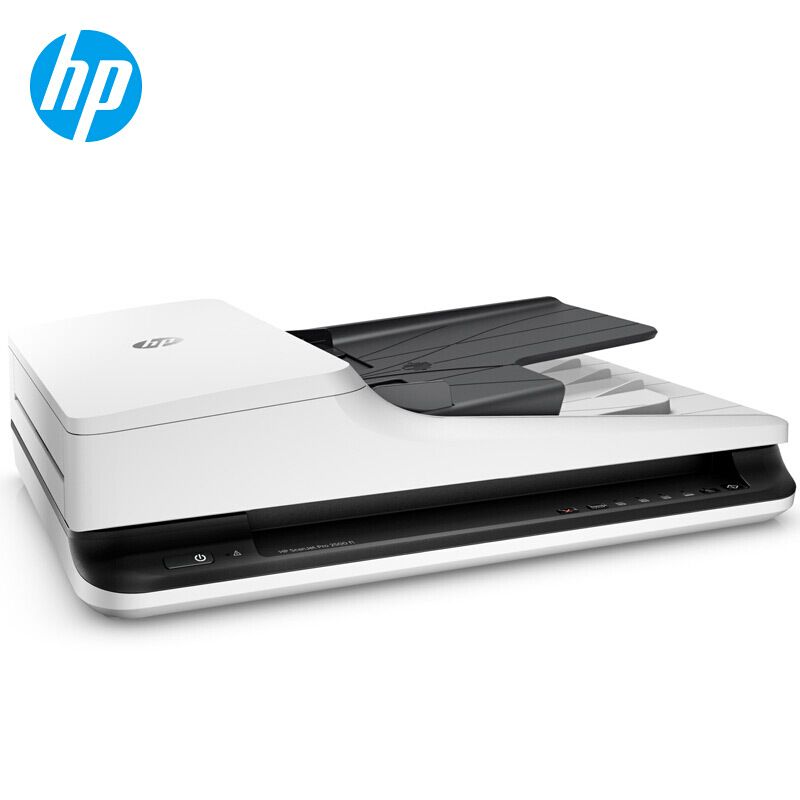 惠普（HP）2500f1平板饋紙式掃描儀高速掃描 辦公文件快速連續自動進紙 A4雙面掃描儀